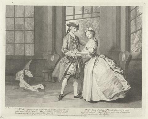 L. Truchy Illustrations to Samuel Richardson's 'The Life of Pamela', illustrated by Joseph Highmore