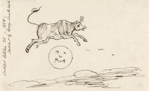 George Cruikshank The Cow Jumps over the Moon