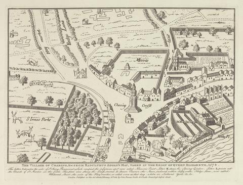 unknown artist The Village of Charing &c. from Rodolphus Aggas's Map