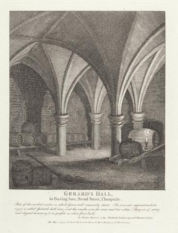 General's Hall in Baxing Lane, Bread St., Cheapside