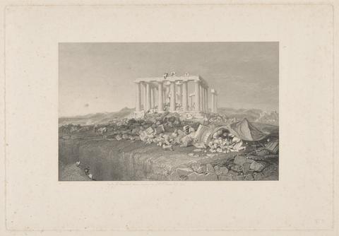 Robert Brandard Dismantling of the Temple of Jupiter, Aegina