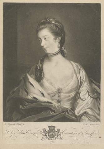 James McArdell Lady Ann Campbell, Countess of Strafford