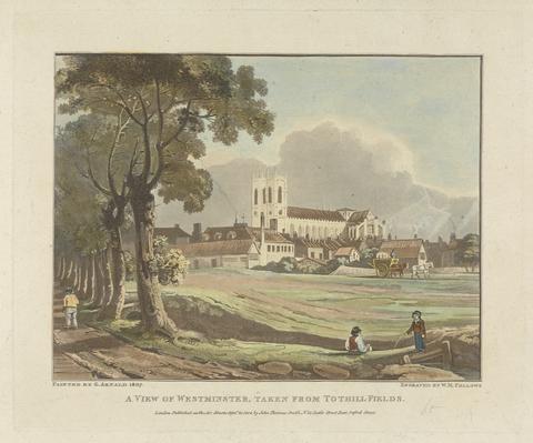 unknown artist A View of Westminster Taken from Tothill Fields