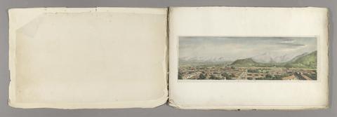 Aglio, Agostino, 1777-1857, lithographer. A series of panoramic views of Sant Jago, the capital of Chili /