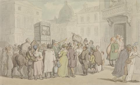 Thomas Rowlandson A Punch and Judy Show