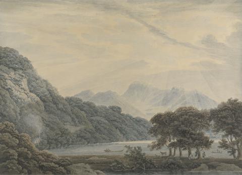 Thomas Sunderland The Head of Ullswater, With the Lodge of Patterdale on the Left