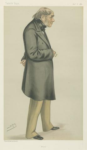 Leslie Matthew 'Spy' Ward Vanity Fair - Explorers and Inventors. 'Steel'. Sir Henry Bessemer. 6 November 1880