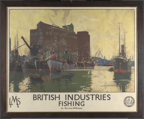 Norman Wilkinson British Industries| Fishing | LMS