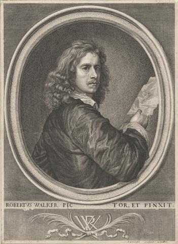 Peter Lombard Robertus Walker pictor, et pinxit