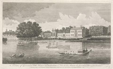 John Boydell A View of Governour Pitt's House at Twickenham