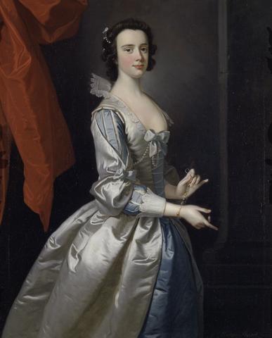 Thomas Hudson Portrait of a Woman, Probably Elizabeth Aislabie, of Studley Royal, Yorkshire