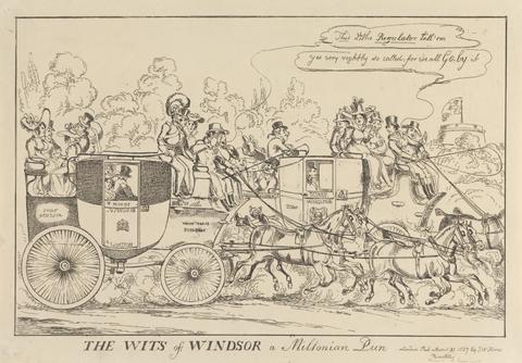 unknown artist The Wits of Windsor, a Miltonian Pun