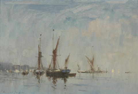 Edward Brian Seago After the Barge Race, Pin Mill