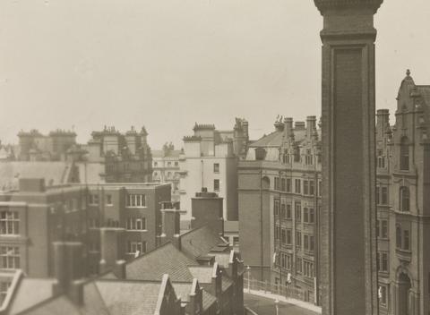 Emil Otto Hoppé View from Royal Albert Hall, London