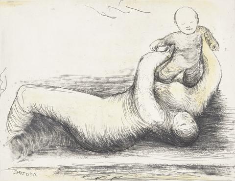 Henry Moore Mother and Child XII