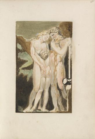 William Blake The First Book of Urizen, Plate 18 (Bentley 21)