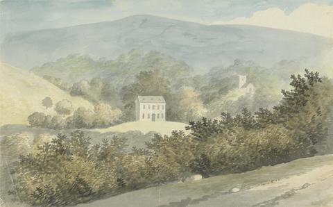 Edward Francis Burney Hilly Landscape with House