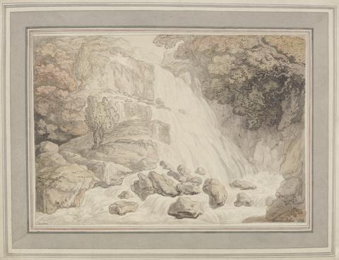 Thomas Rowlandson A High Waterfall