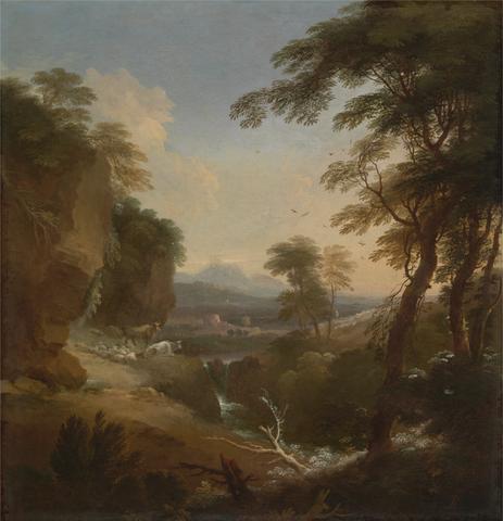 Landscape with Distant Mountains