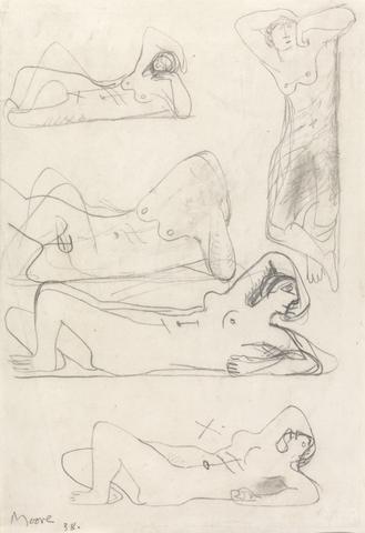 Henry Moore Studies for Stone Sculpture