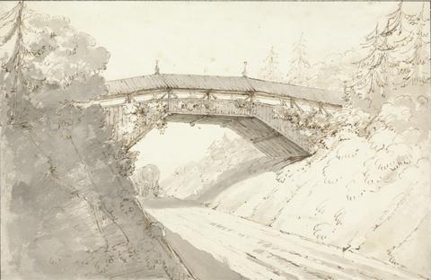 Sir Jeffry Wyatville Design for Covered Bridge over the Great Western Road