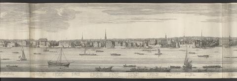 Buck, Samuel, 1696-1779, engraver. [Views of the cities of Westminster and London taken from the opposite bank of the Thames]