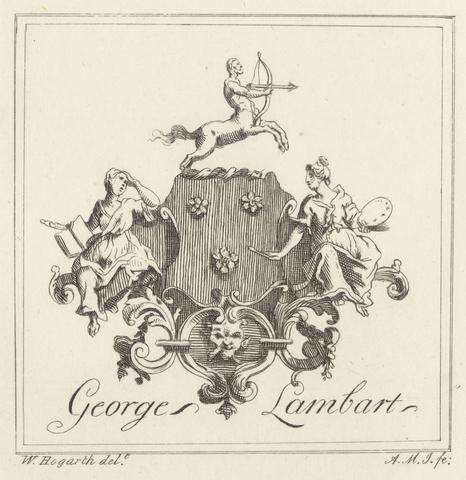A. M. Ireland Ex Libris of George Lambert