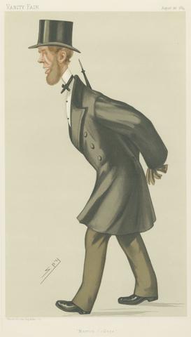 Leslie Matthew 'Spy' Ward Vanity Fair: Teachers and Headmasters; 'Merton College', The Hon. George Charles Brodrick, August 30, 1884