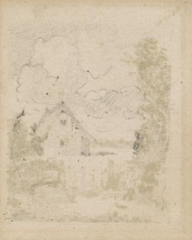 John Constable Study for Cottage in Cornfield, East Bergholt
