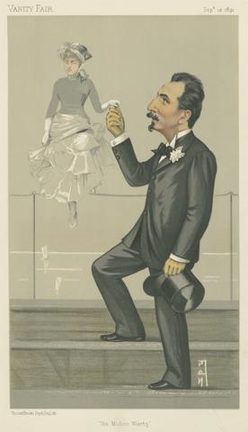 Leslie Matthew 'Spy' Ward Vanity Fair: Theatre; 'The Modern Wiertz', M. Jan Van Beers, September 12, 1891