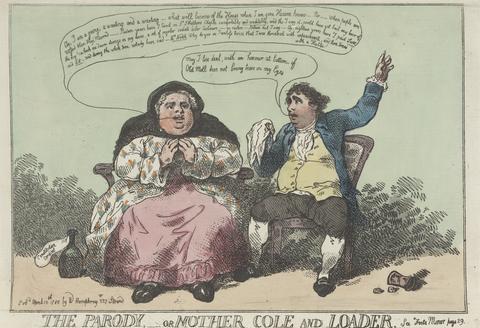 Thomas Rowlandson The Parody, - or Mother Cole and Leader