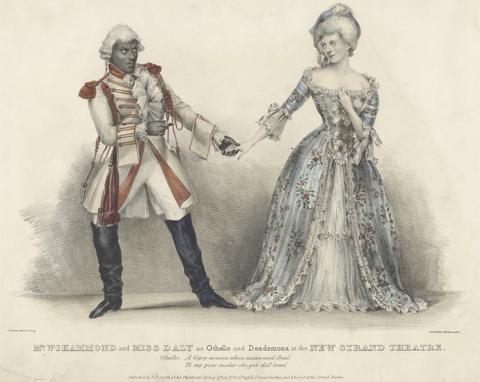 John W. Gear Mr. W. J. Hammond and Miss Daly as Othello and Desdemona at the New Strand Theatre