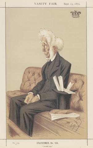 Leslie Matthew 'Spy' Ward Vanity Fair: Legal; 'Scotch Law', Lord Colnsay, September 13, 1873
