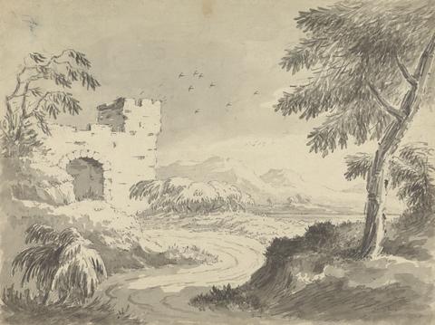 Rev. William Gilpin Landscape with Road Leading to Abbey