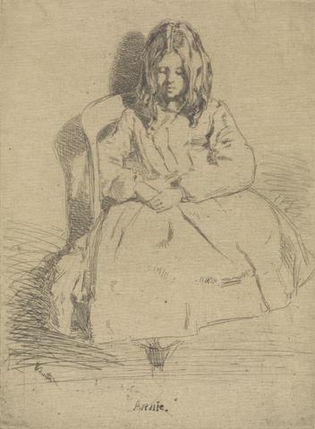 James McNeill Whistler Little Annie Seated