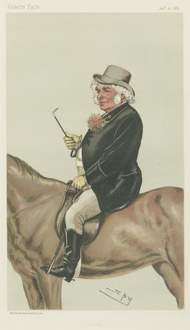 Leslie Matthew 'Spy' Ward Vanity Fair: Sports, Miscellaneous: Sport Riders; 'Clocks', Sir John Bennett, January 13, 1883