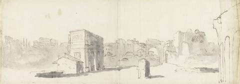 James Barry Rome, A View of the Arch of Constantine with Other Ruins