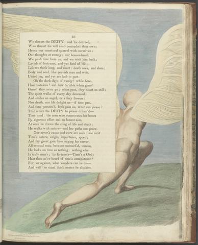 William Blake Young's Night Thoughts, Page 25, "Behold him, when past by; what then is seen"