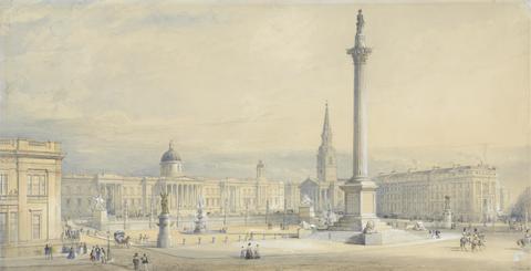 George Belton Moore A Proposed plan for Trafalgar Square