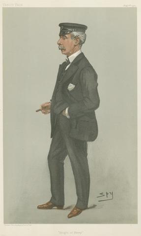 Leslie Matthew 'Spy' Ward Vanity Fair: Yachting Devotees; 'Knight of Kerry', Sir Maurice FitzGerald, August 8, 1901