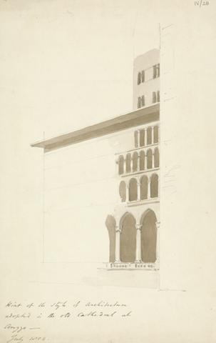 Sir Robert Smirke the younger Cathedral at Arezzo, Tuscany