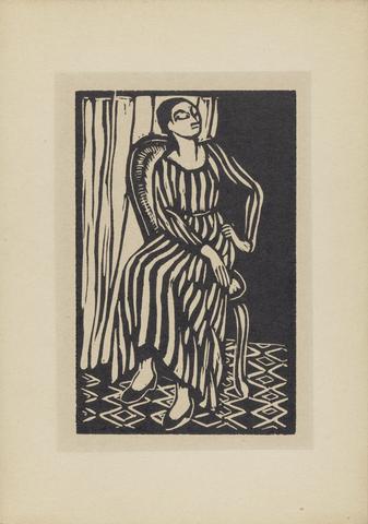 Roger Fry The Striped Dress