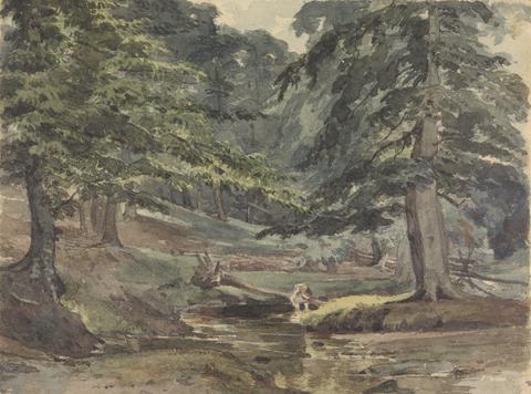 Thomas Sully Wooded River Scene
