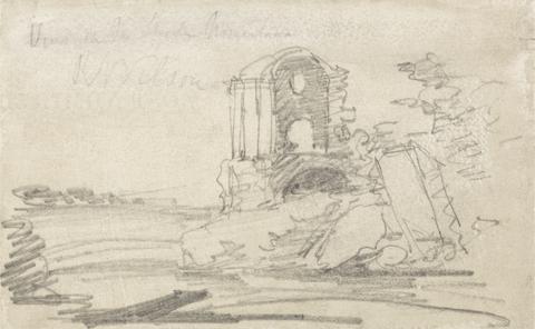 John Sell Cotman Ruined Temple after Richard Wilson