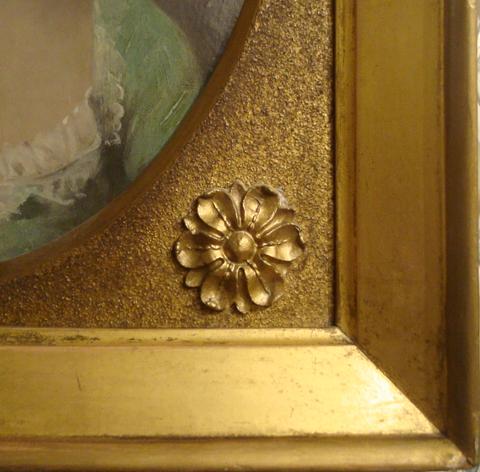 unknown artist British, Canted architrave moulding frame