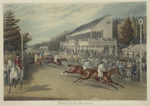 Charles Hunt Racing: Grand Stand, Goodwood (Coming in for the Gold Cup-1838)