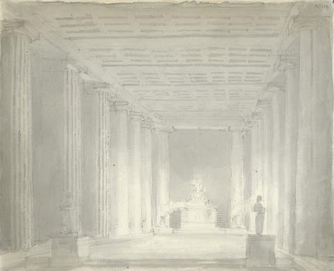 Sir Robert Smirke the younger Interior of a Temple