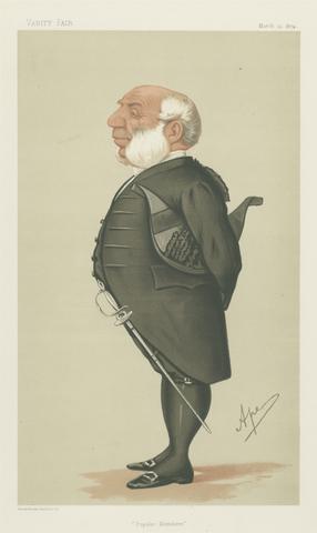 Carlo Pellegrini Vanity Fair: Military and Navy; 'Popular Members', Captain Ralph Allen, March 21, 1874