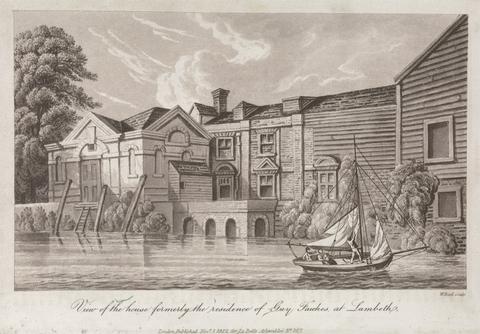 W. Read View of the House formetly the Residence of Guy Fawkes at Lambeth