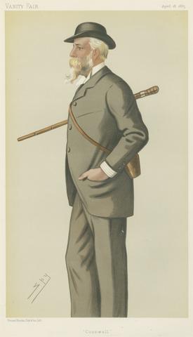 Leslie Matthew 'Spy' Ward Politicians - Vanity Fair - 'Cornwall'. Brydes-Willyams. April18, 1885